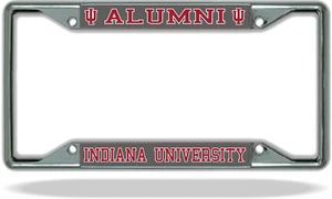 Marco de placa de matrícula de ex alumnos de Indiana - Imagen 1 de 1