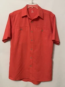 RailRiders manga corta de coral con botones senderismo pesca para hombre talla pequeña - Imagen 1 de 7