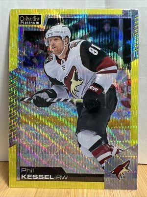 2020-21 O-Pee-Chee Platinum Phil Kessel   Neon Yellow Surge #76 Coyotes - Image 1 of 2