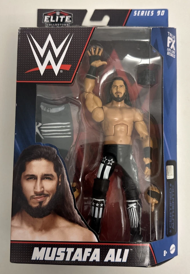 WWE Elite Mustafa Ali Series 90 Wrestling Action Figure NXT Raw Retribution Toy