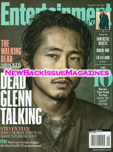 Entertainment Weekly 11/16,Steven Yeun,Walking Dead,Fantastic Beasts,LAST ONE