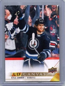 Upper Deck Series 1 2022 #C88 Kyle Connor UD lona casi como nueva - Imagen 1 de 2