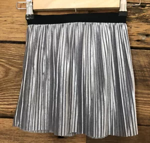 Girls Gymboree Accordian Pleat Skirt Sz S Gray - Picture 1 of 1