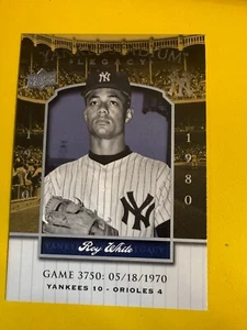 67227 2008 Upper Deck Yankee Stadium Legacy Collection #3750 Roy White - Imagen 1 de 3
