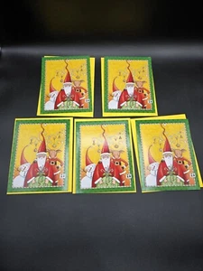 Mary Engelbreit Santa Helpers Christmas Blank Note Cards Lot Of 5 - Picture 1 of 4