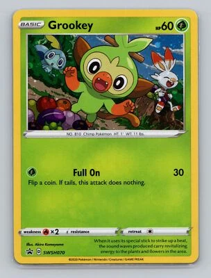 Grookey #SWSH070 Promo Pokemon TCG SWSH: Sword & Shield Promo Cards - Image 1 of 2