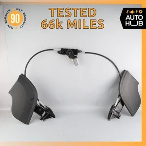 03-06 Mercedes R230 SL500 SL55 Side Trunk Flaps Convertible Top Motor Black OEM - Picture 1 of 22