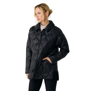 NWT Women's LOLE Women's The Shacket Oversized Jacket - Black - XL - Picture 1 of 10