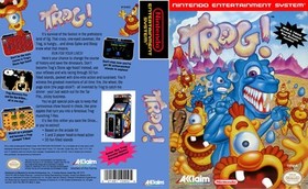 Caja de estuche de juego Trog NES + solo obra de arte de portada (sin juego)