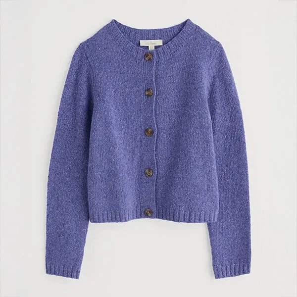 Seasalt Dawson Pick Cardigan Bilberry - Image 1 of 1