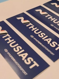 Hyundai Aufkleber/Sticker Set, NCourage und NThusiast - Bild 1 von 3