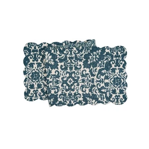 Corredor de mesa floral Madison Adriático 14" x 51" - Imagen 1 de 2