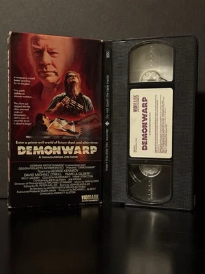 Demonwarp VHS Rare Horror VHS Vidmark Ent Bigfoot Vintage Horror OOP HTF - Image 1 of 4
