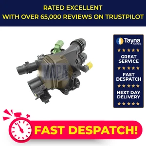 Coolant Thermostat fits PEUGEOT NAPA 9807198480 Genuine Top Quality Guaranteed - Picture 1 of 8