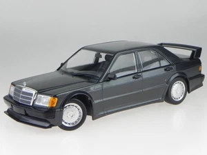 Mercedes W201 190E 2.5-16 EVO 1 azulnegro coche en miniatura Minichamps 1:18 - Imagen 1 de 7