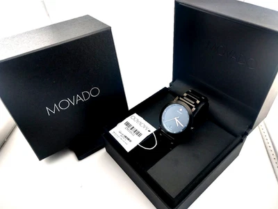 Movado Gent's Black PVD Museum Sport; Model #:07.1.36.1202 ~ Display Model - image 1 of 4