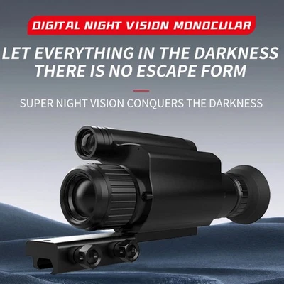 Magnification 4X Digital Zoom Infrared Night Scope 1.2 Inch OLED XGFA - Image 1 of 4