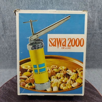 Prensa para galletas y galletas Sawa 2000 Deluxe hecha en Suecia cocina vintage Foto 1 de 4