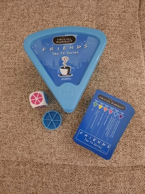 Friends Trivial Pursuit Quiz Game Bitesize Edition with Colour Dice - Image 1 of 4