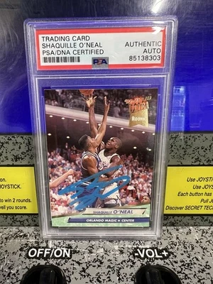 Fleer Ultra Shaquille O'Neal #328 1992-93 radiocontrol novato Shaq firmado automático PSA ADN Foto 1 de 4