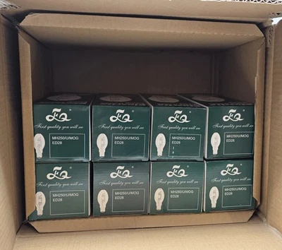 (批量8)Plusrite金属卤化物灯全新250W灯泡MH250/U/MOG ED28 — 第 1/4 张图片