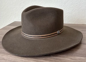 Neu mit Etikett Stetson The Rawlins, Größe Large, KB Oak Brown, 100 % Wolle, USA, Cowboyhut - Bild 1 von 19