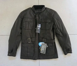 Venti gewachste Motorradjacke in OLIV Medium neu mit Etikett wasserdicht gepanzert gefüttert - Bild 1 von 10