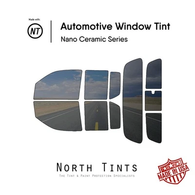 Nano Ceramic PreCut Window Tint Film Glass for Nissan Frontier 2005-2021 4 Dr - Imagem 1 de 4