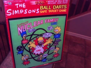 VINTAGE THE SIMPSONS BALL DART SAFE TARGET GAME BRAND NEW STOCK SEALED MIB 1989 - Picture 1 of 18