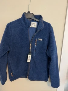 Giacca Pile Sherpa Design Alpino Full Zip - Lago di Montagna - Blu - Uomo Taglia S - Foto 1 di 4