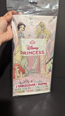 Cubierta de mesa de plástico princesa Disney 54x84 Foto 1 de 2