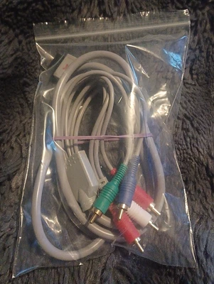 Wii Component Cable HD Video - HDE Nintendo Wii & Wii U game system - USED ONCE - Image 1 of 3