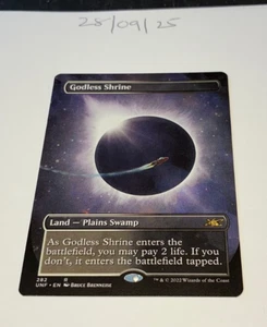 Magic the Gathering MTG Godless Shrine x1 Rare Borderless Karte NM-Unfinity - Bild 1 von 4