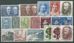 Norwegen 1968 Jahrgang komplett (561/77) gestempelt (G60135) - Bild 1 von 1
