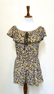 Derek Heart Youth Girls Floral Romper - Size Large - Excellent Condition - Picture 1 of 5