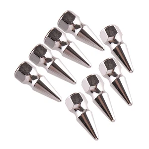 8pcs Chrome Spike Valve Cover Nut Bolt Fit For Honda Civic Acura Integra RSX - Picture 1 of 4