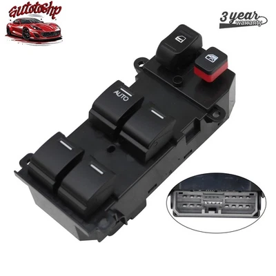 NEW Master Power Window Door Switch FOR 2009 2010 2012 2013 2014 Honda FIT US Foto 1 de 4