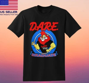 DARE Graduate Lion To Keep Kids Off Drugs Men's Black Size S-5XL - Picture 1 of 1