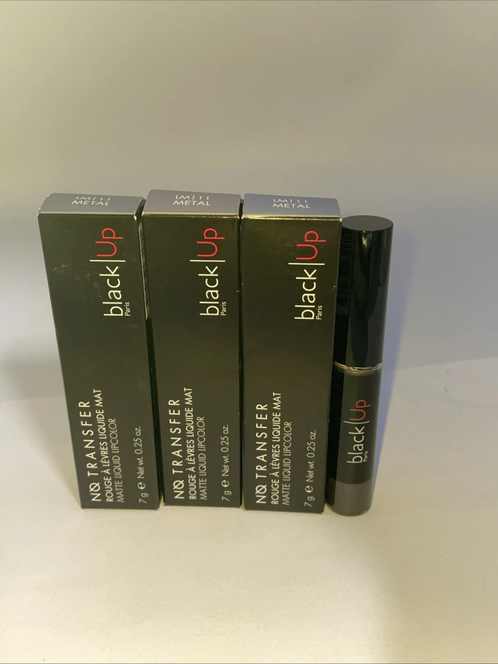 Black Up No Transfer Matte Liquid Lipcolor Rapid-Drying Ultra Pigmented LM/13