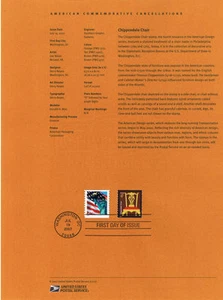 #0727 4c Chippendale Chair #3761 Souvenir Page - Picture 1 of 1