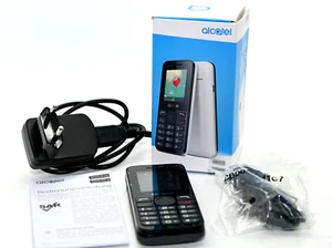 Teléfono móvil Alcatel 1054D Dual-SIM negro + gris carbón embalaje original - Imagen 1 de 7