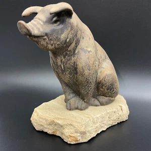 Rare Maigon Daga Studio Pottery Pig or Swine Barnyard or Farm animal OINK - Picture 1 of 9