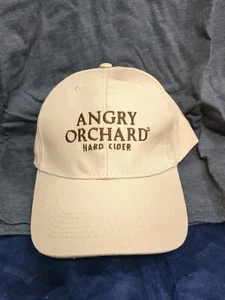 Angry Orchard Hard Cider - Beige Trucker Baseball Hat Cap - Snapback Adjustable - Picture 1 of 3