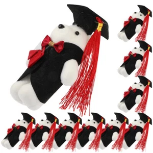 10PCS Graduates Gift Graduation Bear Dolls Plush Stuffed Animal Toys - Picture 1 of 12