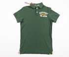 Superdry Shirt Mens XLarge Green The Applique Polo Tokyo Japan Collared NEW