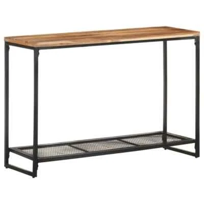 NNEVL Console Table 110x35x75 cm Solid Acacia Wood - Image 1 of 4