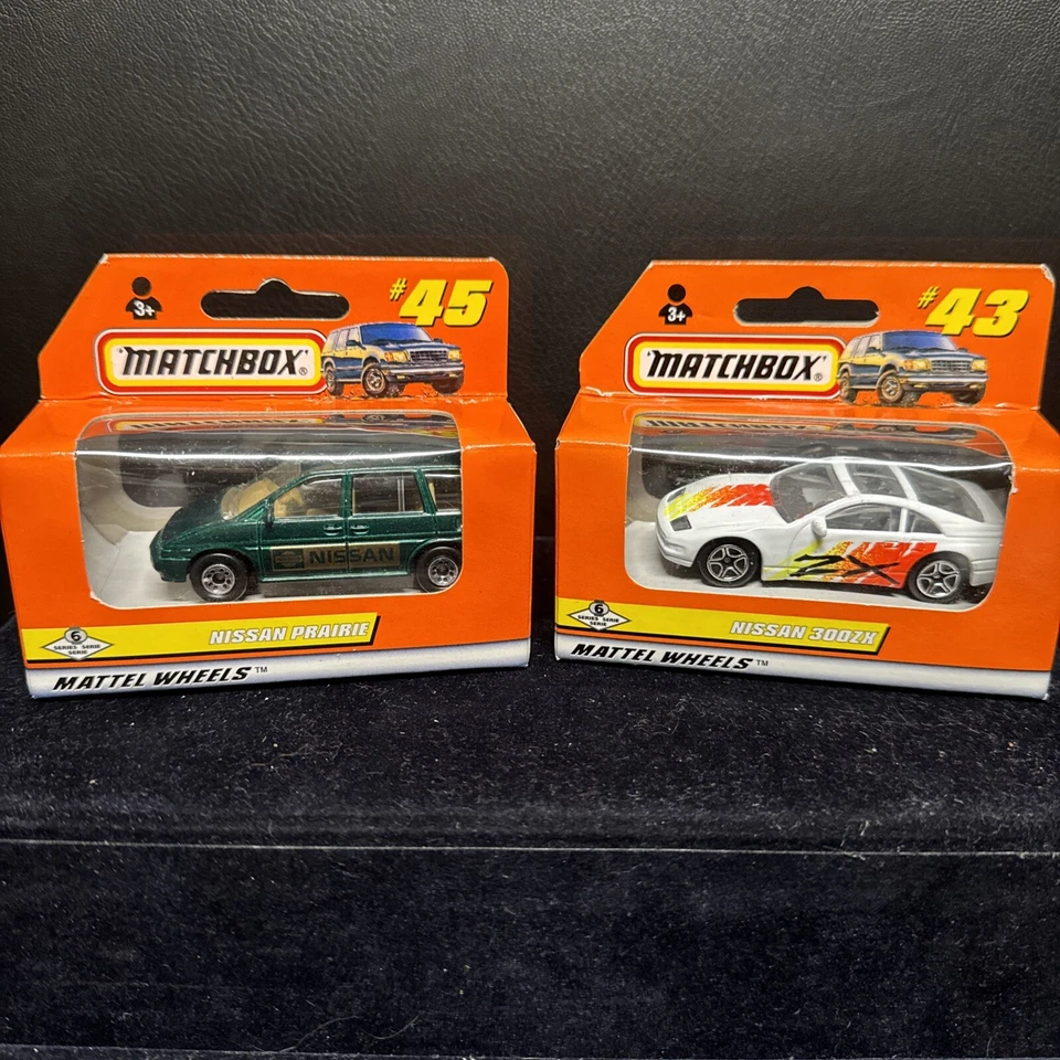 Lote 2 Matchbox 1997 serie 6 español 43 300ZX y 45 verde pradera Nissan raro Foto 1 de 4