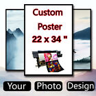 Custom poster 22 x 34 inch Thin Silk Fabric (Not with Frame)