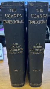 The Uganda Protectorate Sir Harry Johnston 1902, 2 vols, 1st Ed. Africa RARE - Picture 1 of 18