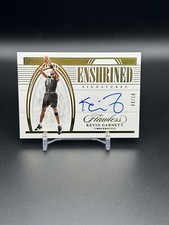 2021-22 Kevin Garnett Flawless Enshrined Signatures Auto /10 ENS-KGA Auto HOF